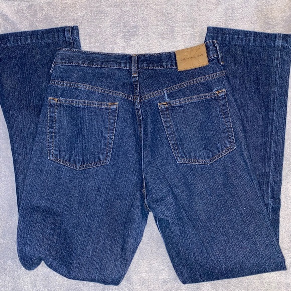 Calvin Klein Vintage Women’s Dark Wash High Waisted Mom Jeans Blue Size 9 - Picture 7 of 9